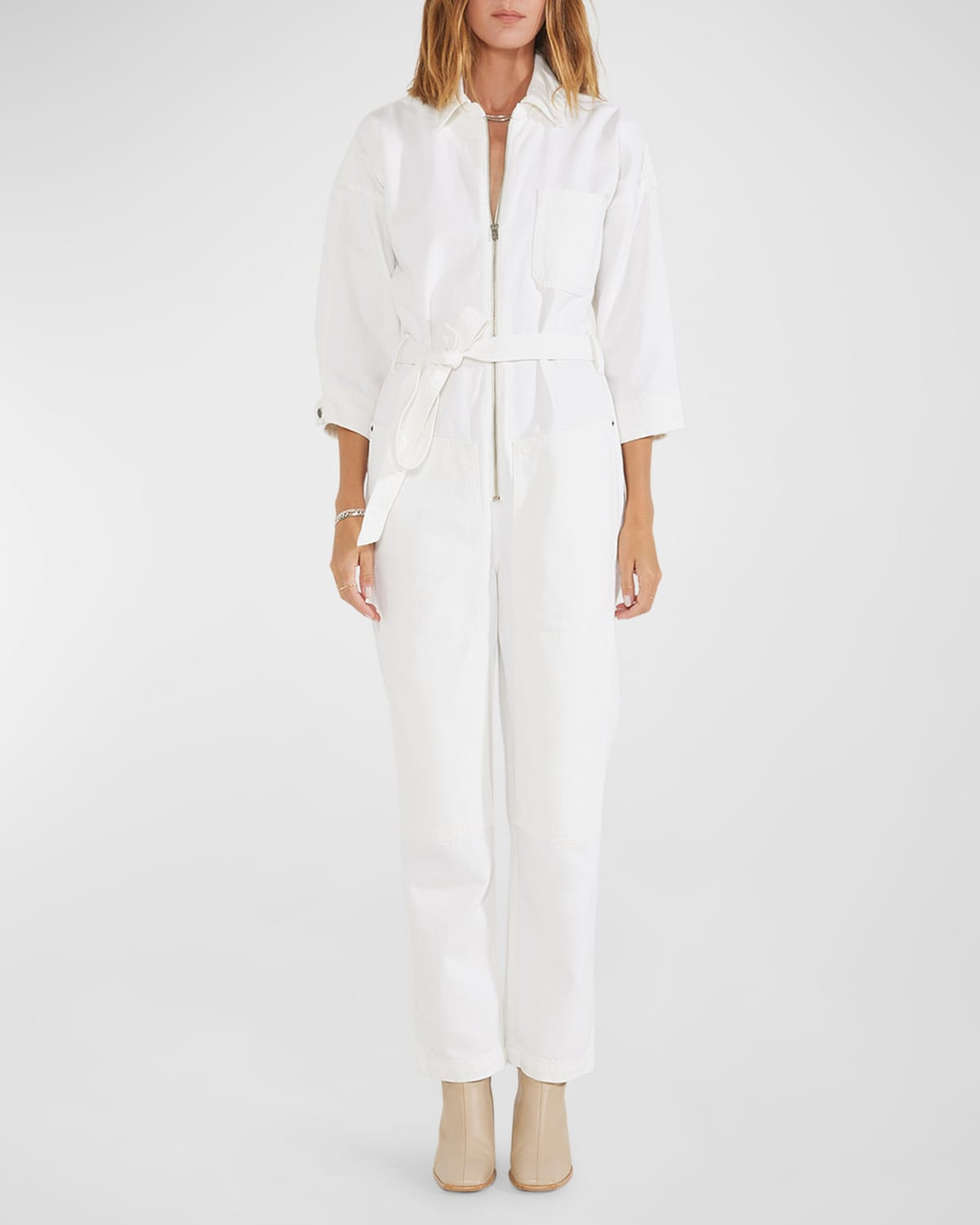 Zeta Denim Carpenter Jumpsuit | Neiman Marcus