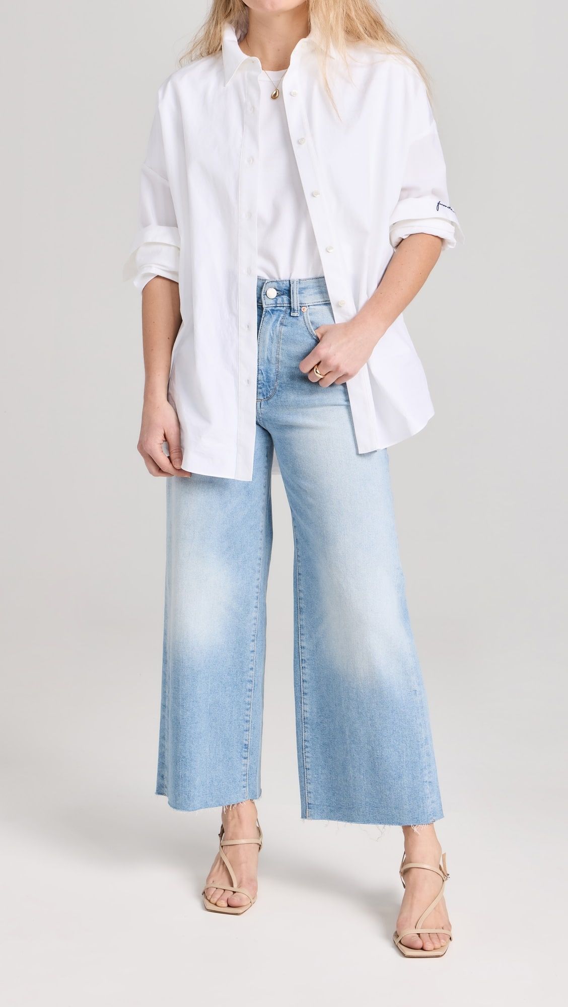 Hepburn Petite Wide Leg: High Rise Jeans | Shopbop