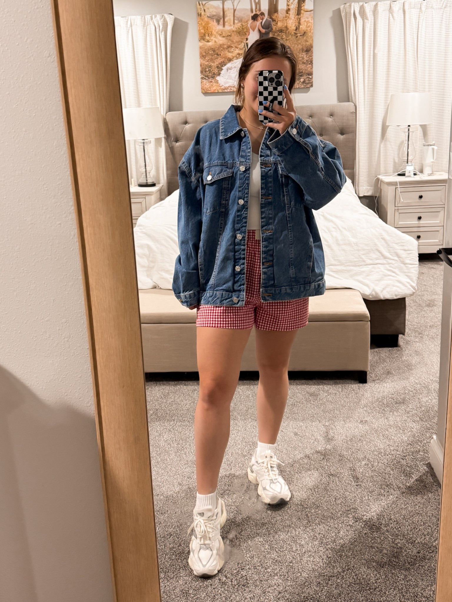 Denim and tennis shoes are my favvvv but these red boxers are so fun! 

#LTKStyleTip #LTKSummerEdit #LTKFindsUnder50