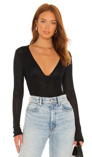 Lindsey Layering Top in Black Combo | Revolve Clothing (Global)