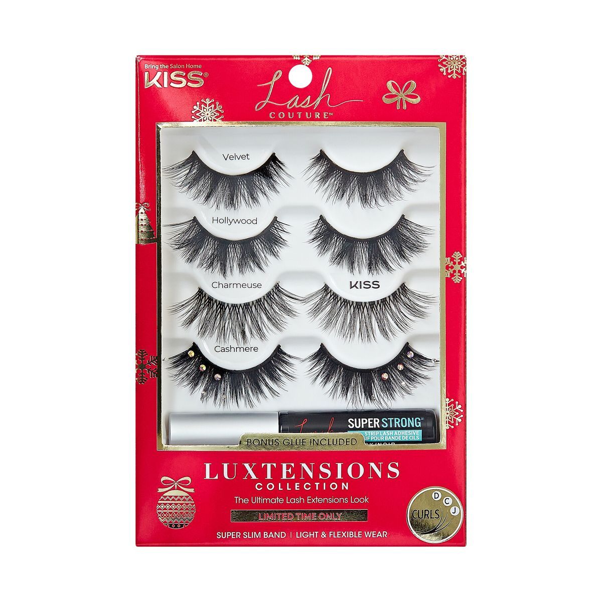 KISS Products Lash Couture Luxtension Holiday Collection - Cashmere - 4pr | Target