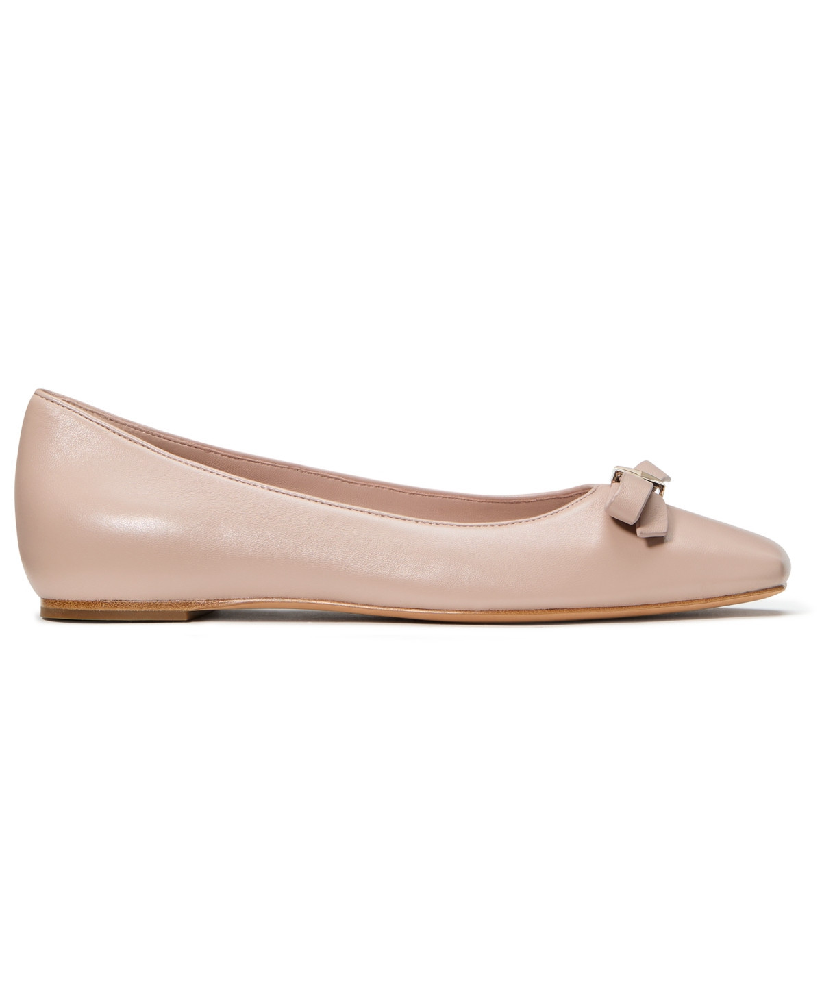kate spade new york Women's Deco Bow Flats - Pale Vellum Leather | Macy's