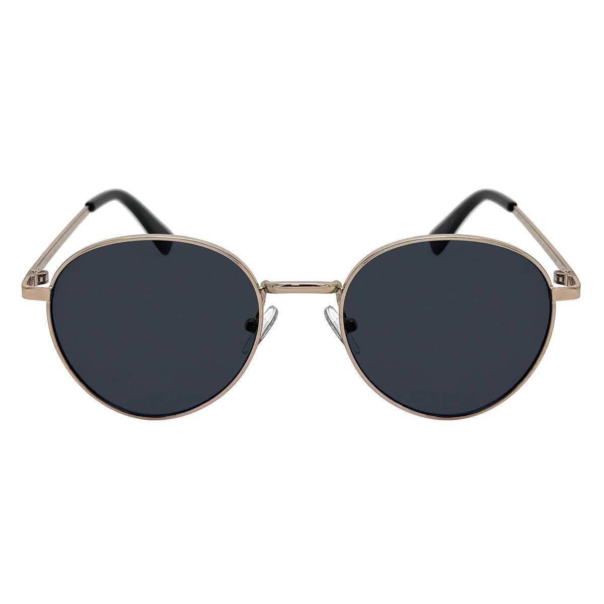 Women's Metal Round Sunglasses - Wild Fable™ Gold: Full Rim, Adjustable Nose Pads, Maximum UV P... | Target