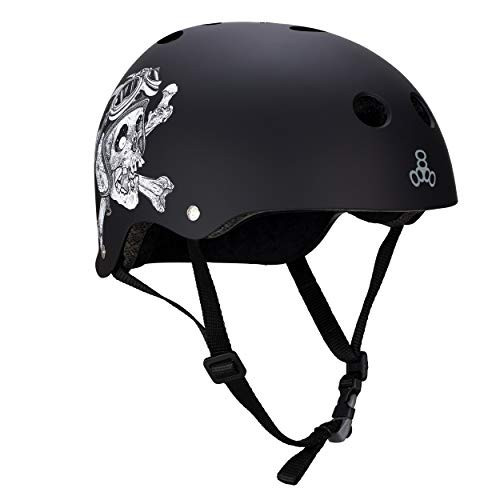 Triple Eight The Certified Sweatsaver Helmet for Skateboarding, BMX, Roller Derby and Roller Skating, Elliot Sloan Signature Edition, Small/Medium | Amazon (US)