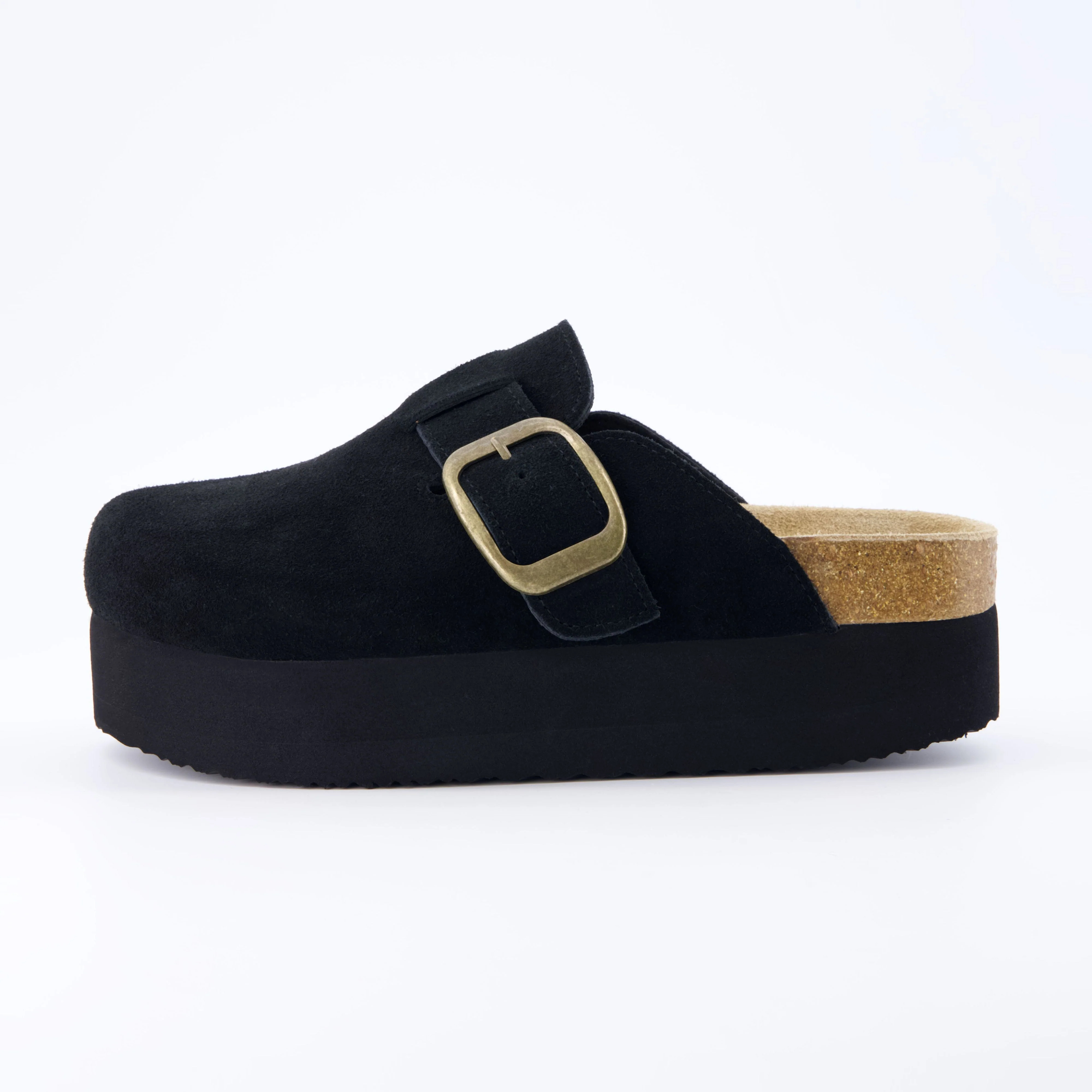 Granola 2 Suede Platform Clog | Cushionaire