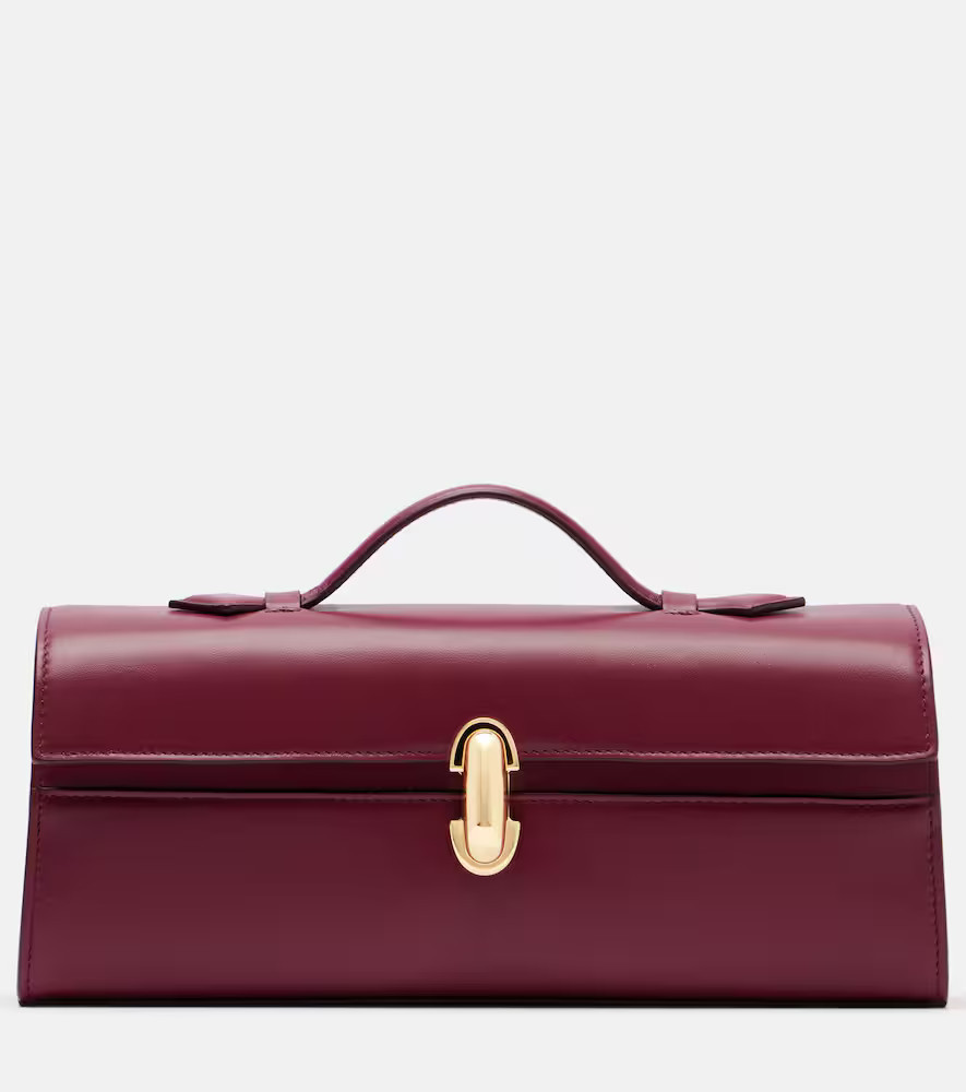 Savette Symmetry Slim leather top-handle bag | Mytheresa (INTL)