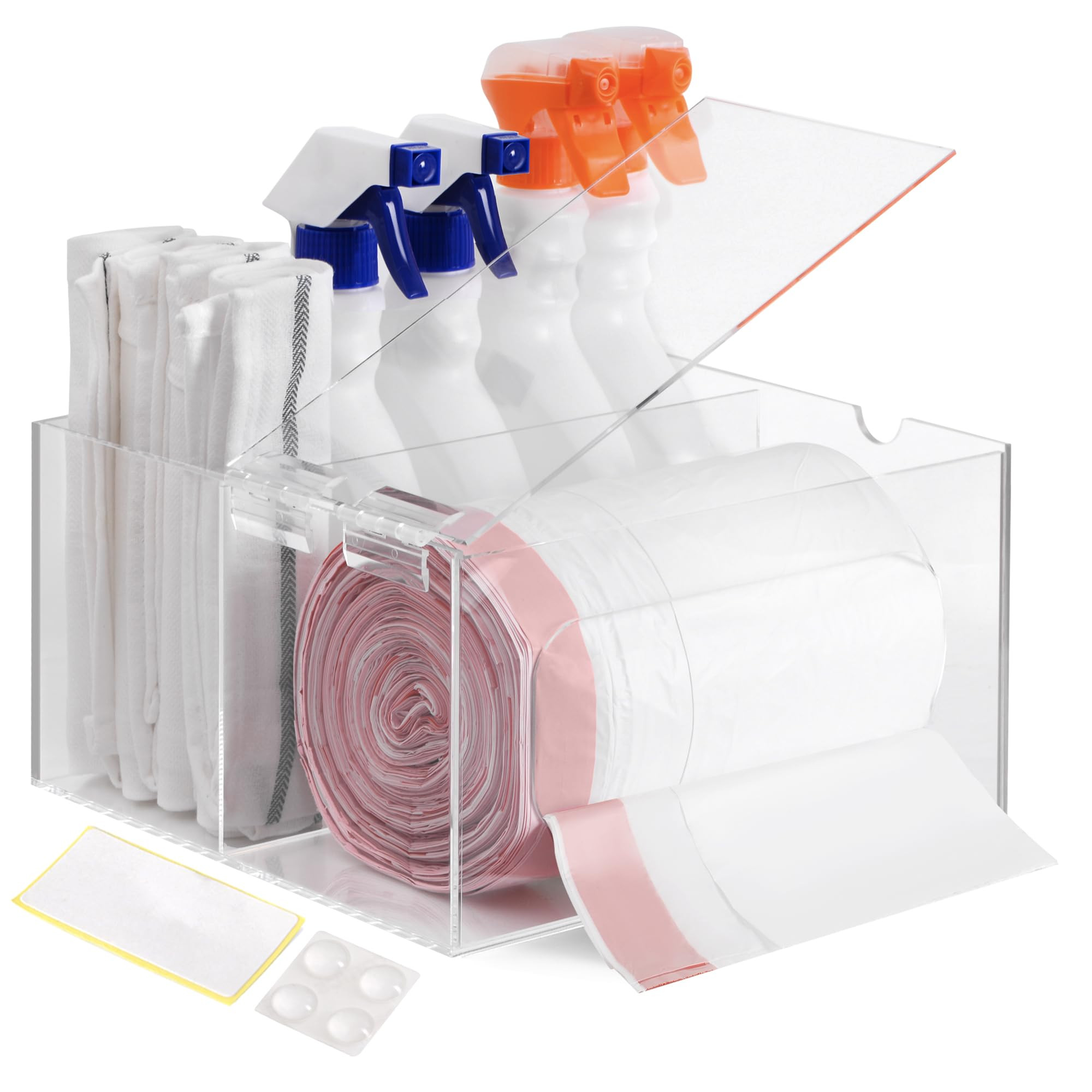 Storage Standard Trash Bag Kitchen Organizers and Storage Under Sink Dispenser - Large Garbage Ba... | Amazon (US)