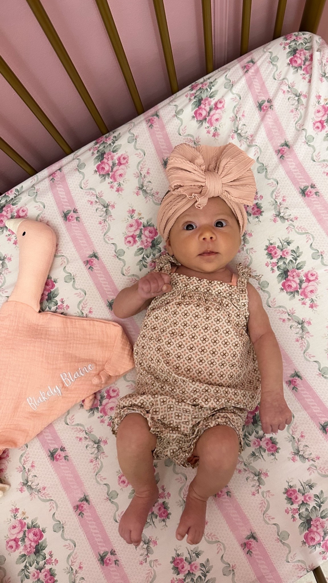 Cutie NB baby girl outfit 💖 everything shown here is 🔗’d 🫶🏼