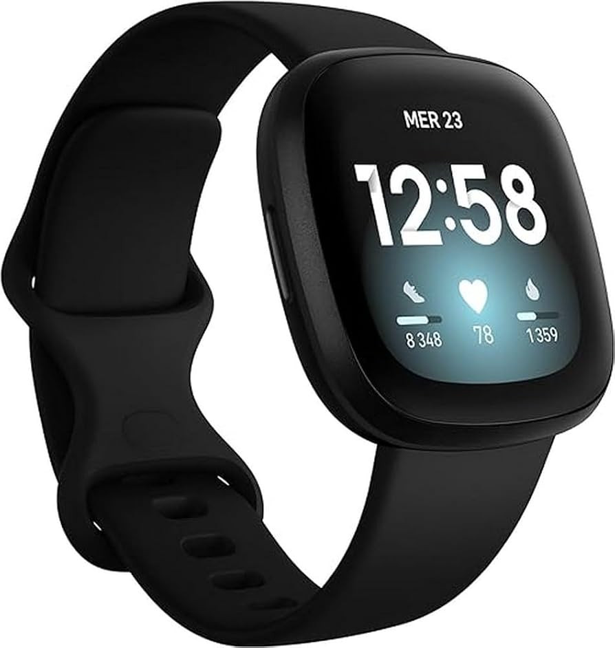 Fitbit Versa 3 Health & Fitness Smartwatch with GPS, 24/7 Heart Rate, Alexa Built-in, 6+ Days Bat... | Amazon (US)