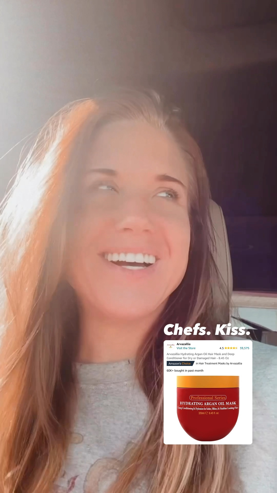 If you want butter soft hair that smells amazing for days, you NEED THIS. Recently got this hair mask for Rylie and I off Amazon for only $12. So. Good. My hair feels so refreshed and soft. 🫰🏼❤️
#amazonfinds #hairmask #beauty #beautyproducts #hack 

#LTKFindsUnder50 #LTKBeauty #LTKStyleTip