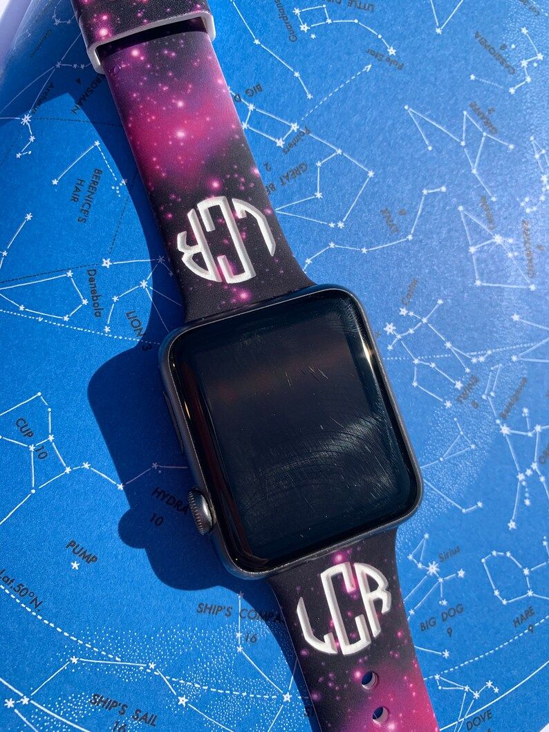 Space Monogram Apple Watch Band 38/40 mm | Etsy (US)