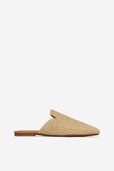 Flat Straw Mules – Light Beige – Women – ARKET GB | Arket UK