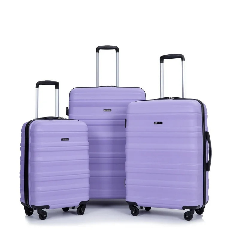Tripcomp Hardside Luggage Set 3-Piece Set (21/25/29) Lightweight Suitcase 4-Wheeled Suitcase Set(... | Walmart (US)