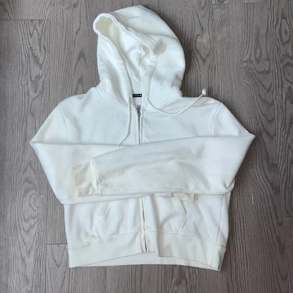 Brandy cropped full zip jacket | Poshmark