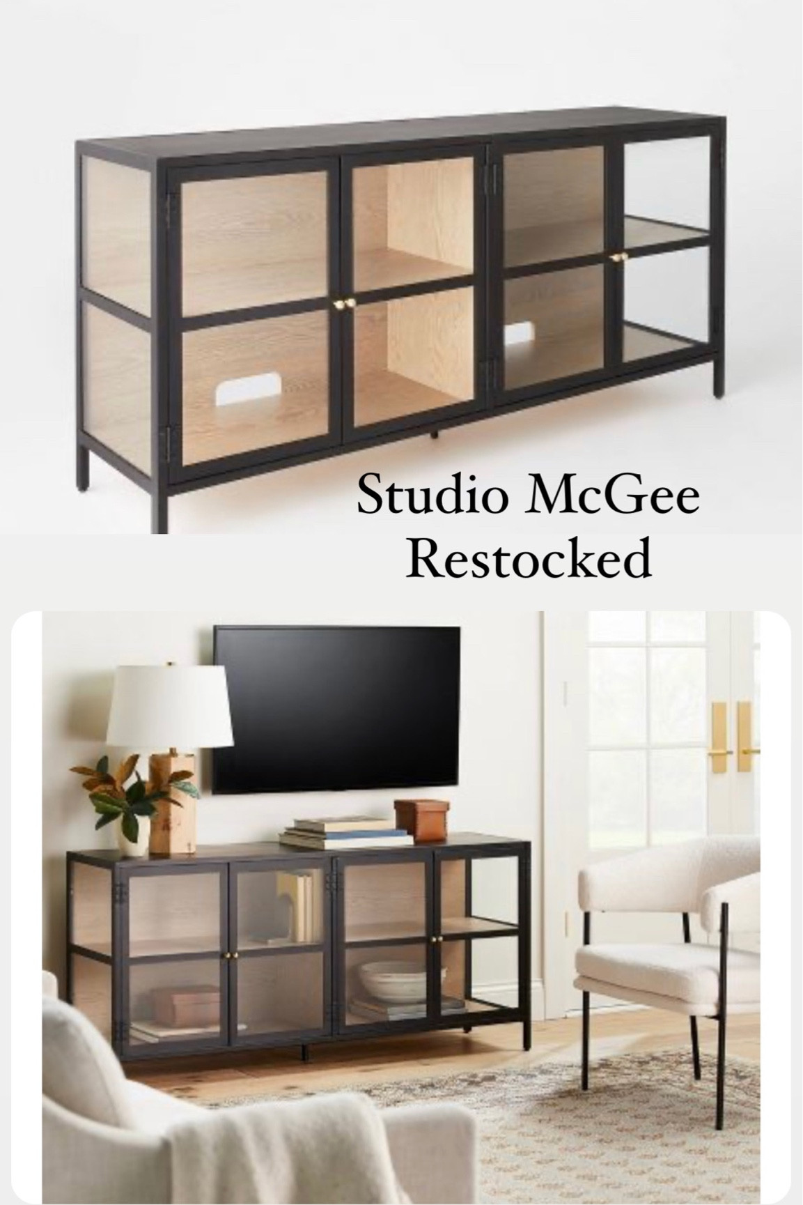 T.V. Stand restocked. Target home. Home decor 

#LTKstyletip #LTKhome #LTKFind