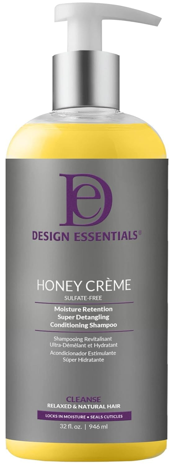 Design Essentials Honey Creme Moisture Retention Super Detangling Conditioning Shampoo, Sulfate F... | Amazon (US)