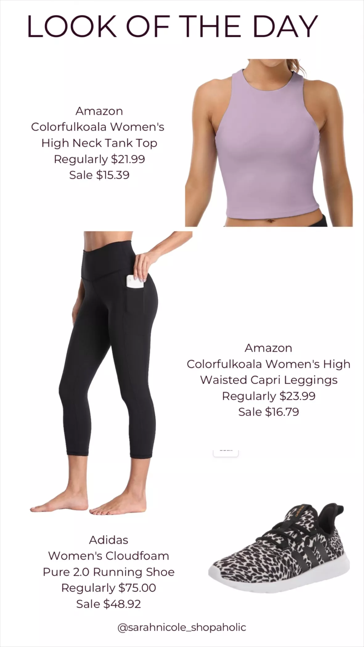 Colorfulkoala Women's High Neck Tank Tops Body Contour Sleeveless Crop  Double Lined Yoga Shirts