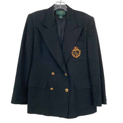 Vintage Ralph Lauren Pure New Wool Wool Crest Blazer  | eBay | eBay US