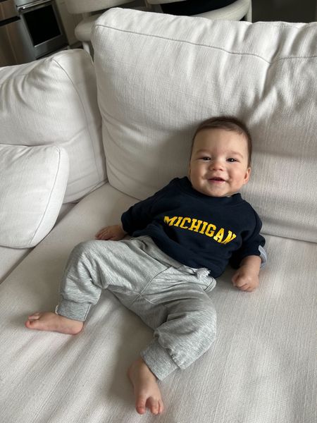 Zai’s Uncle is a University of Michigan Wolverine and he bought him the cutest fits 🥹✨

#LTKfamily #LTKbaby #LTKfindsunder100