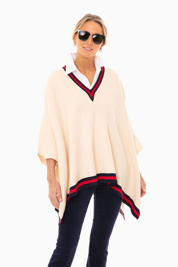 Black Camden Soft Sweater Poncho | Tuckernuck (US)