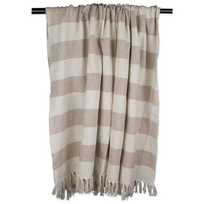 50"x60" Cabana Striped Throw Blanket - Design Imports | Target