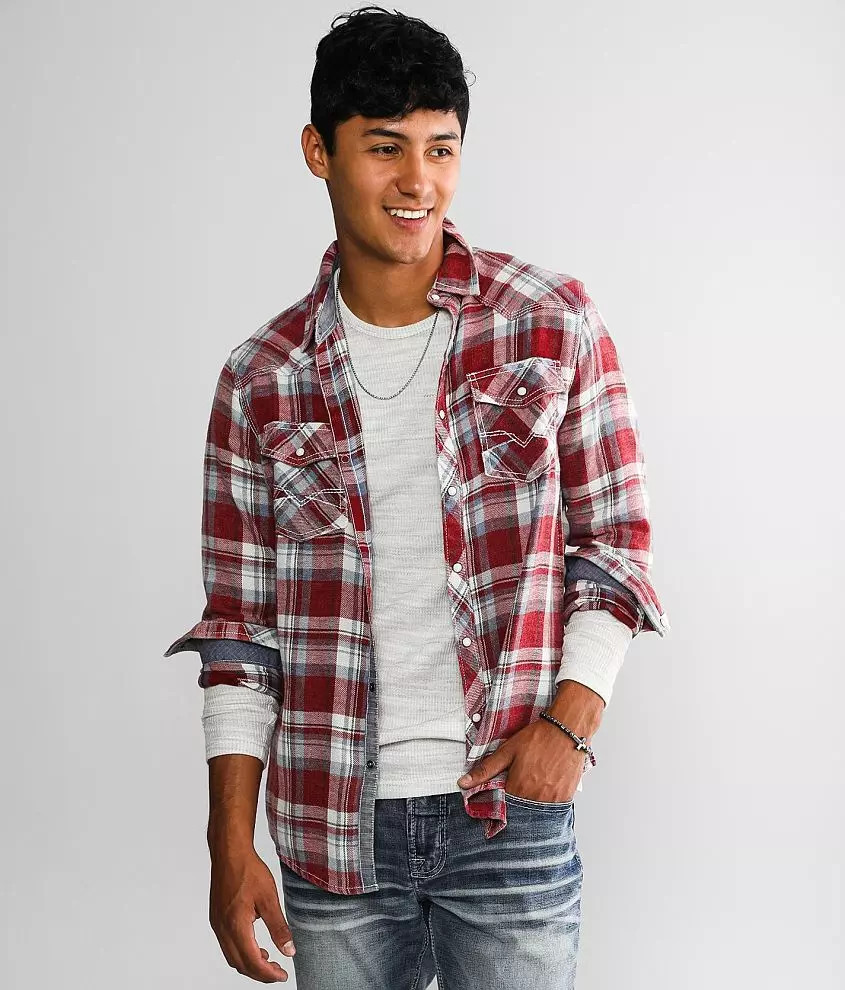 Brushed Plaid Standard Shirt | Buckle