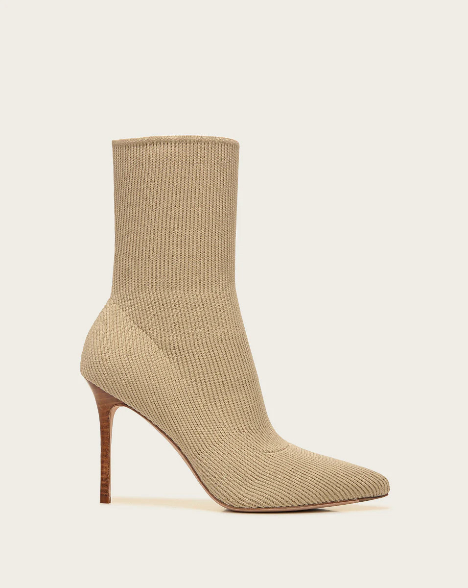 Lisa Knit Stiletto-Heel Bootie | Veronica Beard
