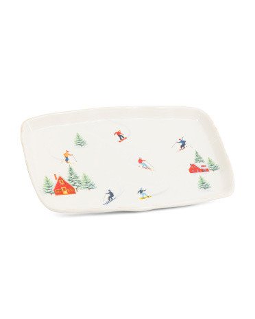 10.5x6.75 Skier Platter | TJ Maxx