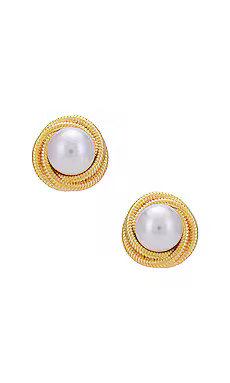 Heaven Mayhem Gigi Earrings in Gold from Revolve.com | Revolve Clothing (Global)