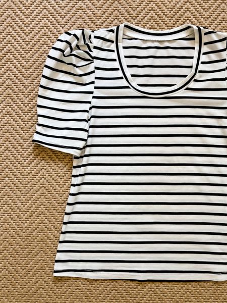 ✨Heres a cute Amazon find for you! ✨
TUCKERNUCK TASTE ==> 
AMAZON BUDGET 

🖤 great striped casual top 
🖤 great puff sleeve detail 
🖤 comes in several colors 
🖤 under $20

Comment STRIPE below 🖤✨and I’ll send you the link to shop!

#LTKActive #LTKfindsunder50
