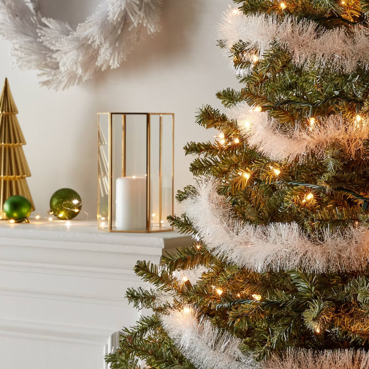 15' Soft & Silky Tinsel Christmas Garland - Wondershop™ | Target