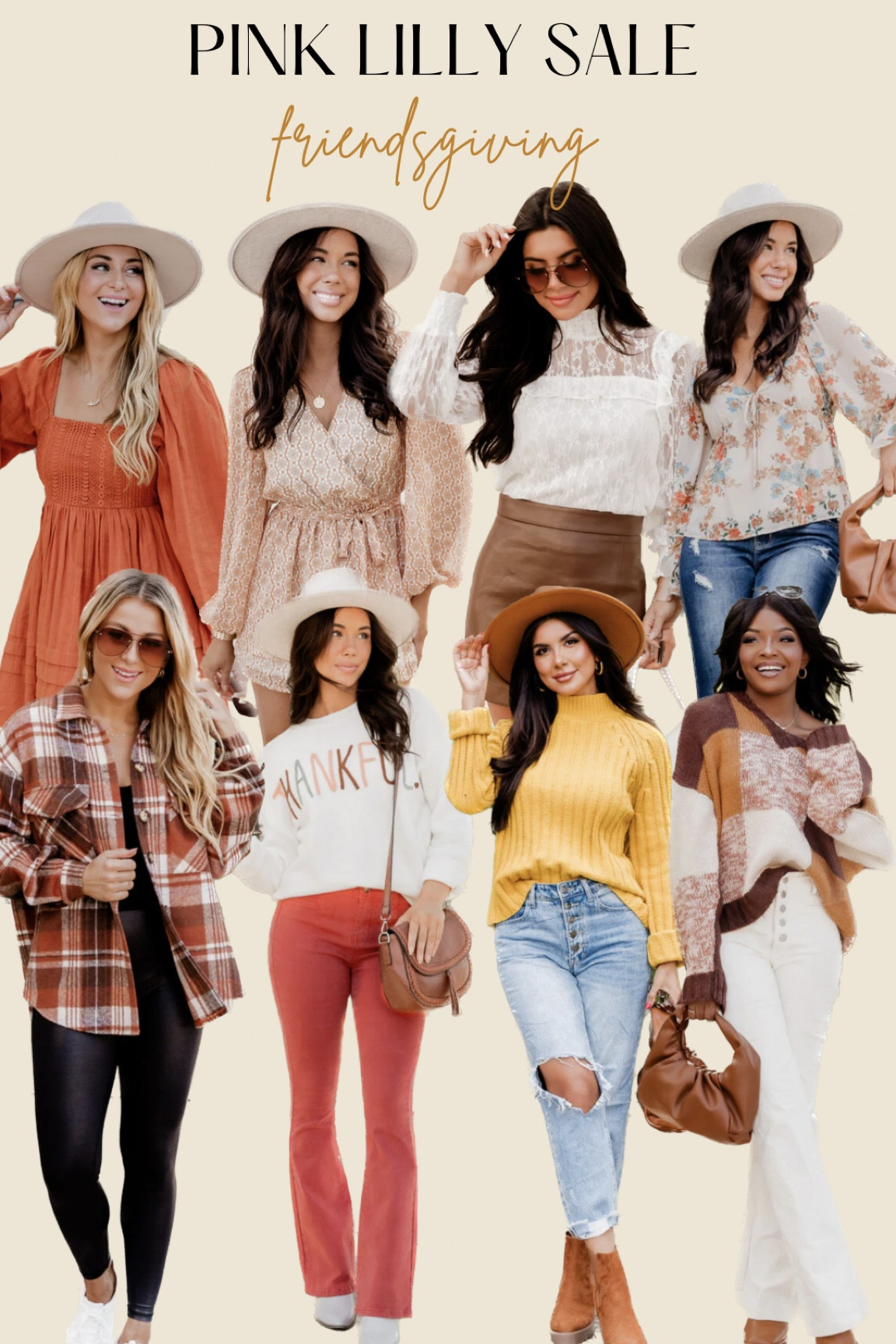 Pink Lilly Friendsgiving collection is live and on SALE 💰🧡

These outfits will make you the best dressed this holiday season 🦃

#ltksale #pinklillysale #pinklilly #falloutfits #thanksgiving 

#LTKSale #LTKsalealert #LTKSeasonal