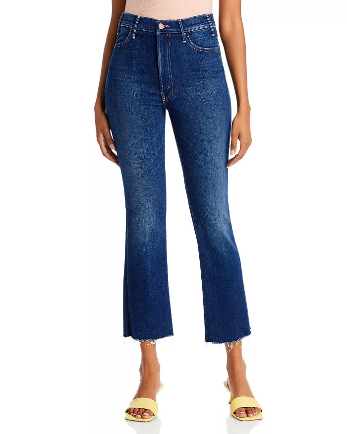 The Hustler High Rise Frayed Flare Leg Ankle Jeans | Bloomingdale's (US)