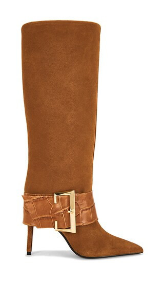 Schutz Beatrix Boot in Brown. - size 7.5 | Revolve Clothing (Global)