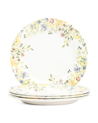 4pk Wildflower Bloom Dinner Plates | TJ Maxx