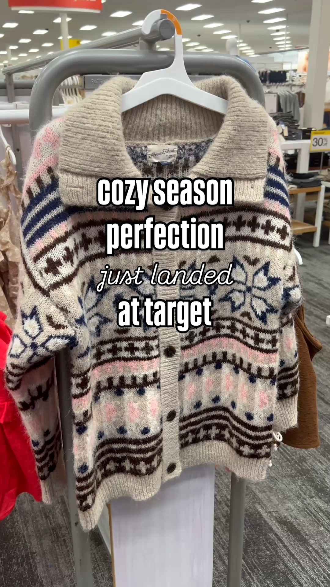 Cozy Target cardigan!

#LTKSeasonal #LTKootd #LTKgrwm