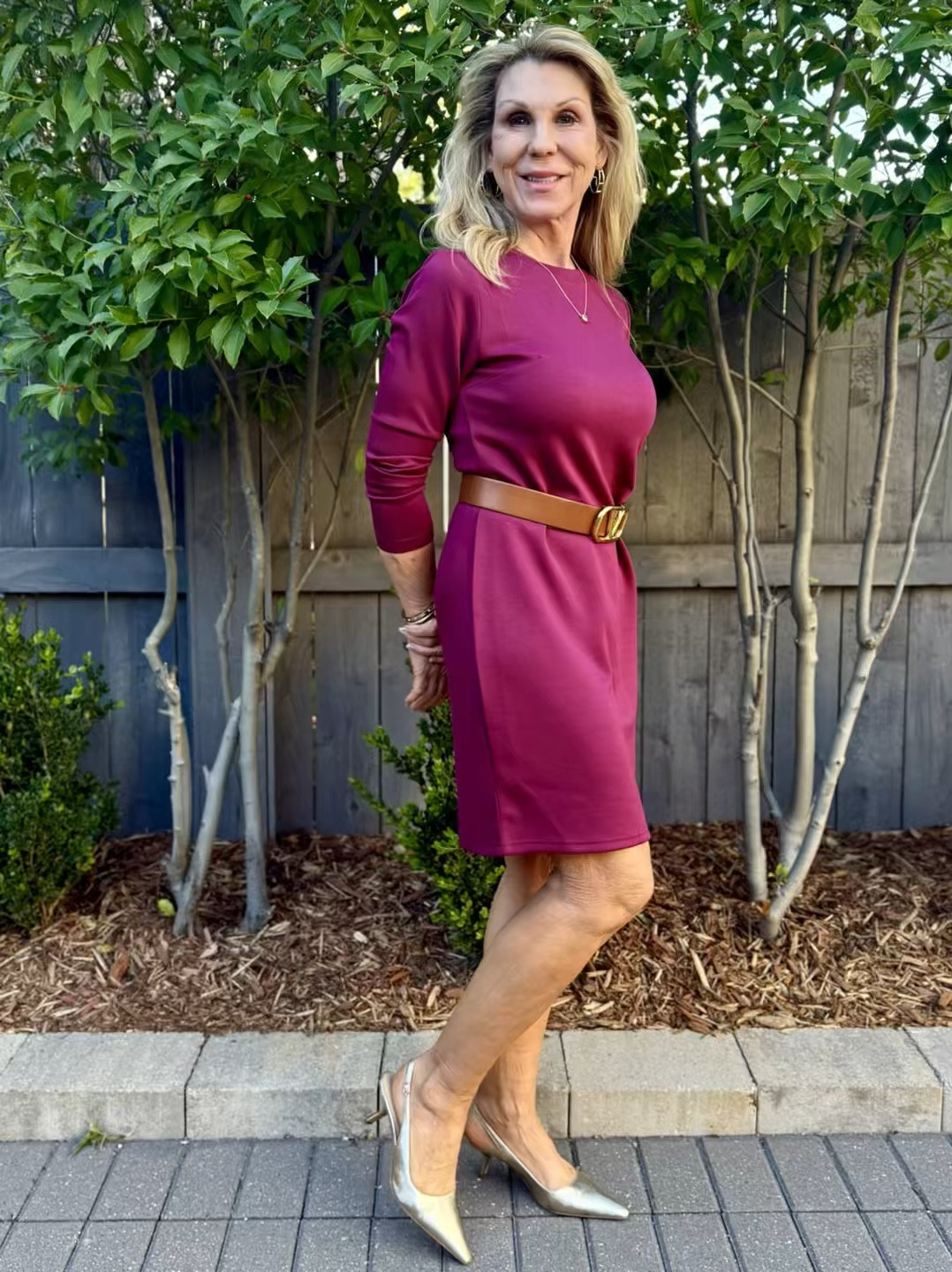 This dress from Amazon is on sale for as low as $19 and depending on the color you choose I think it goes up to $25. But as inexpensive as it it, it does not feel cheap! It’s VERY soft and comes without a belt so you can wear it loose as well making it even more comfortable! 

#LTKCyberWeek #LTKOver40 #LTKWorkwear