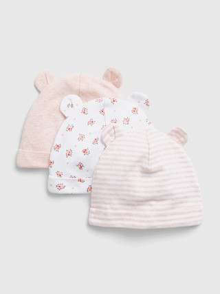 Baby 100% Organic Cotton First Favorite Beanie (3-Pack) | Gap (US)