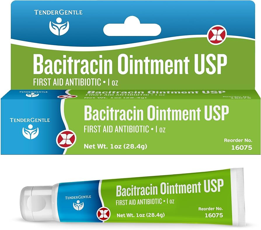 Bacitracin Antibiotic Ointment with Zinc USP - 1 oz Topical Antibiotic First Aid Ointment - Helps... | Amazon (US)