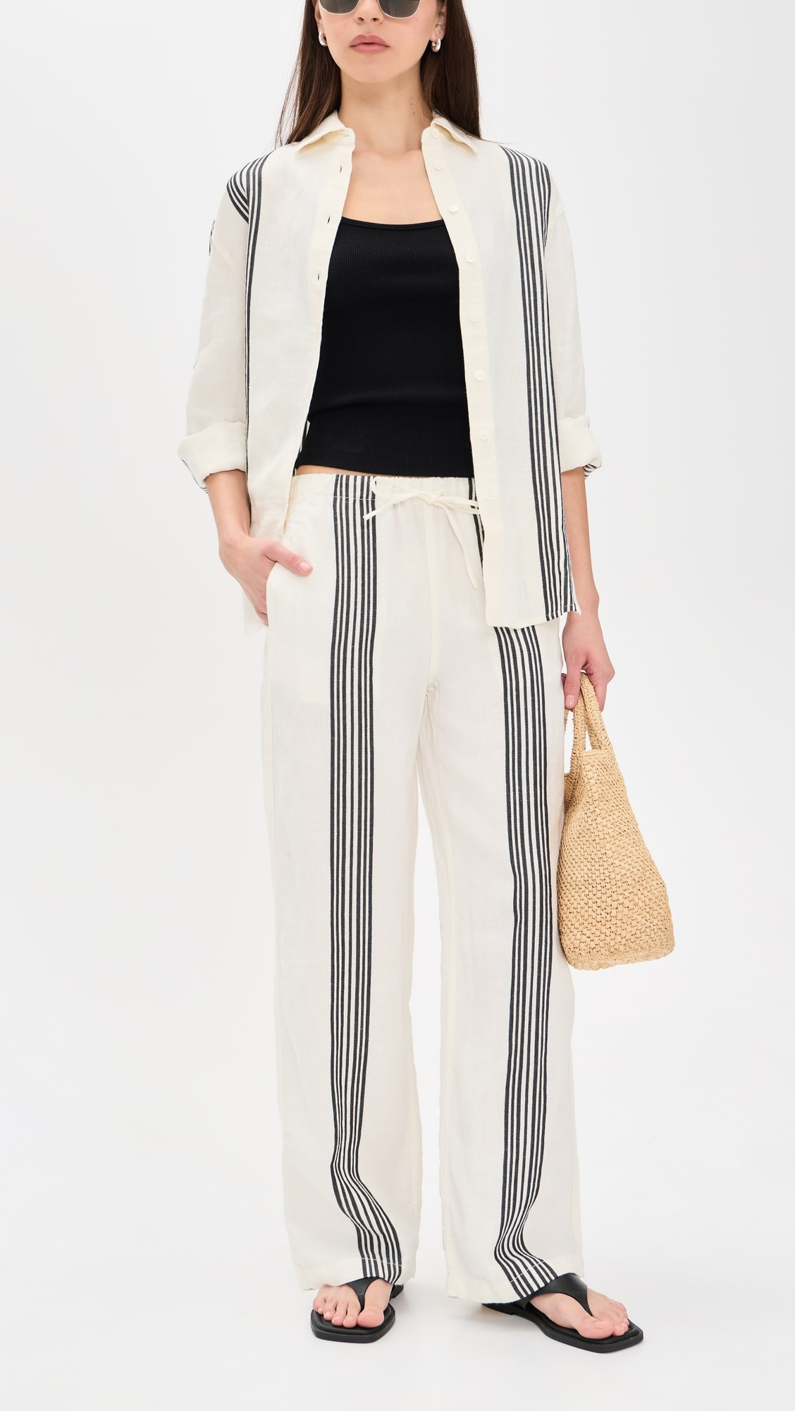 Pull-On Linen Pants | Shopbop