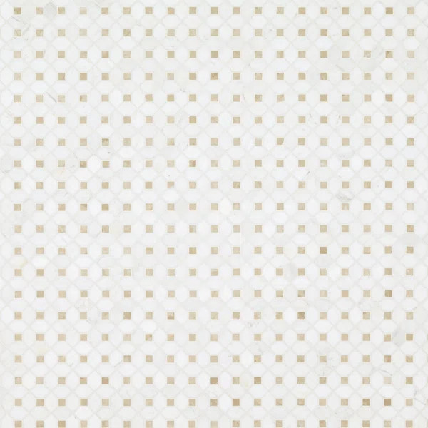 Bianco Dolomite 12.4 in. x 12.4 in. Polished Marble Mosaic Tile | Wayfair North America