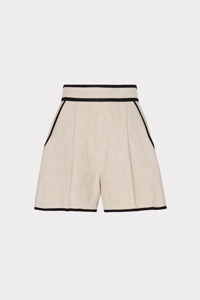 Solid Linen Shorts | MILLY