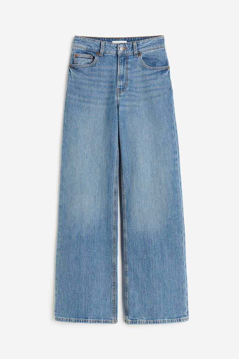 Wide High Jeans | Blue Jeans | Fall Outfits 2023 | Hm Outfit Summer | Casual Outfits  | H&M (US + CA)