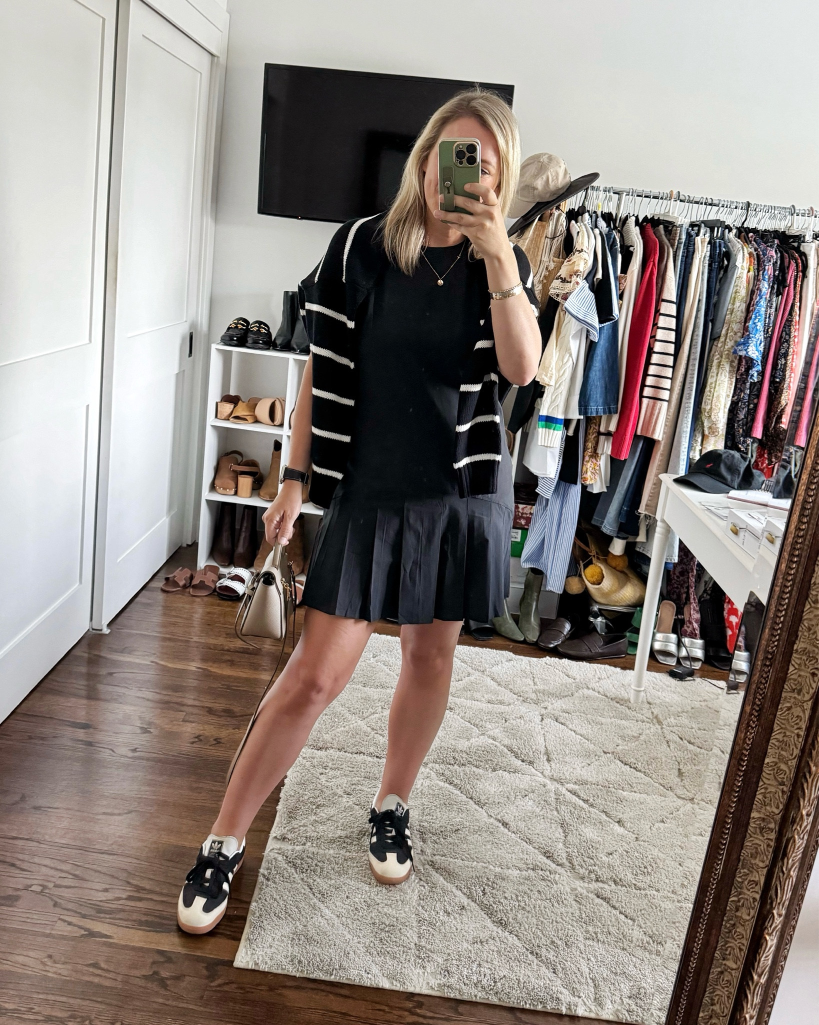 The CUTEST summer tennis 🎾 dress (that I will 💯 not be playing tennis in). So great for beating the heat ☀️ #carvedesigns #sustainability #carveswim 


#LTKSeasonal #LTKFindsUnder100