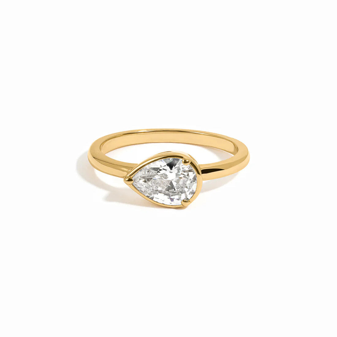 East-West Pear Bezel Ring | Embark Fine Jewelry