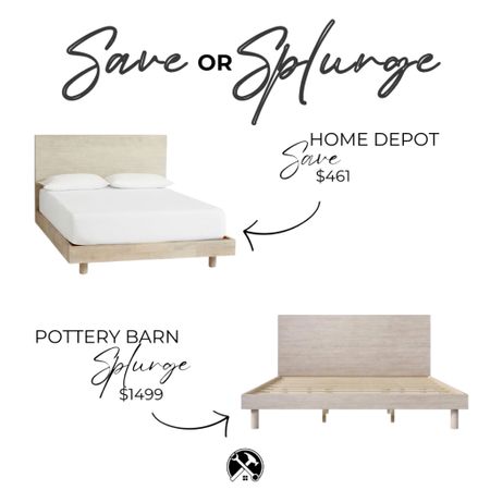 Save or Splurge. Home Depot vs Pottery Barn

Which do you prefer? #save or #splurge

#home #decor #bedroom #lookalike #dupe #design 

#LTKhome