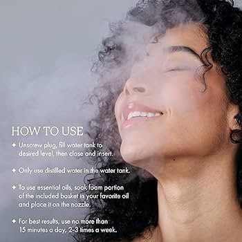 Vanity Planet Aira Ionic Facial Steamer (Rose Gold) - Pore Cleaner That Detoxifies, Cleanses and ... | Amazon (US)