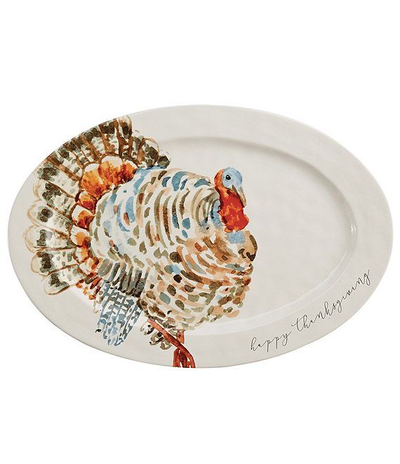 Harvest Oversized Oval Turkey Platter | Dillards