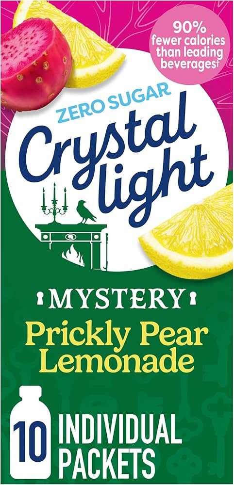Crystal Light Drink Mix, 10 Individual Packets, Hydration for Book Lovers and Mystery Readers, Pr... | Amazon (US)