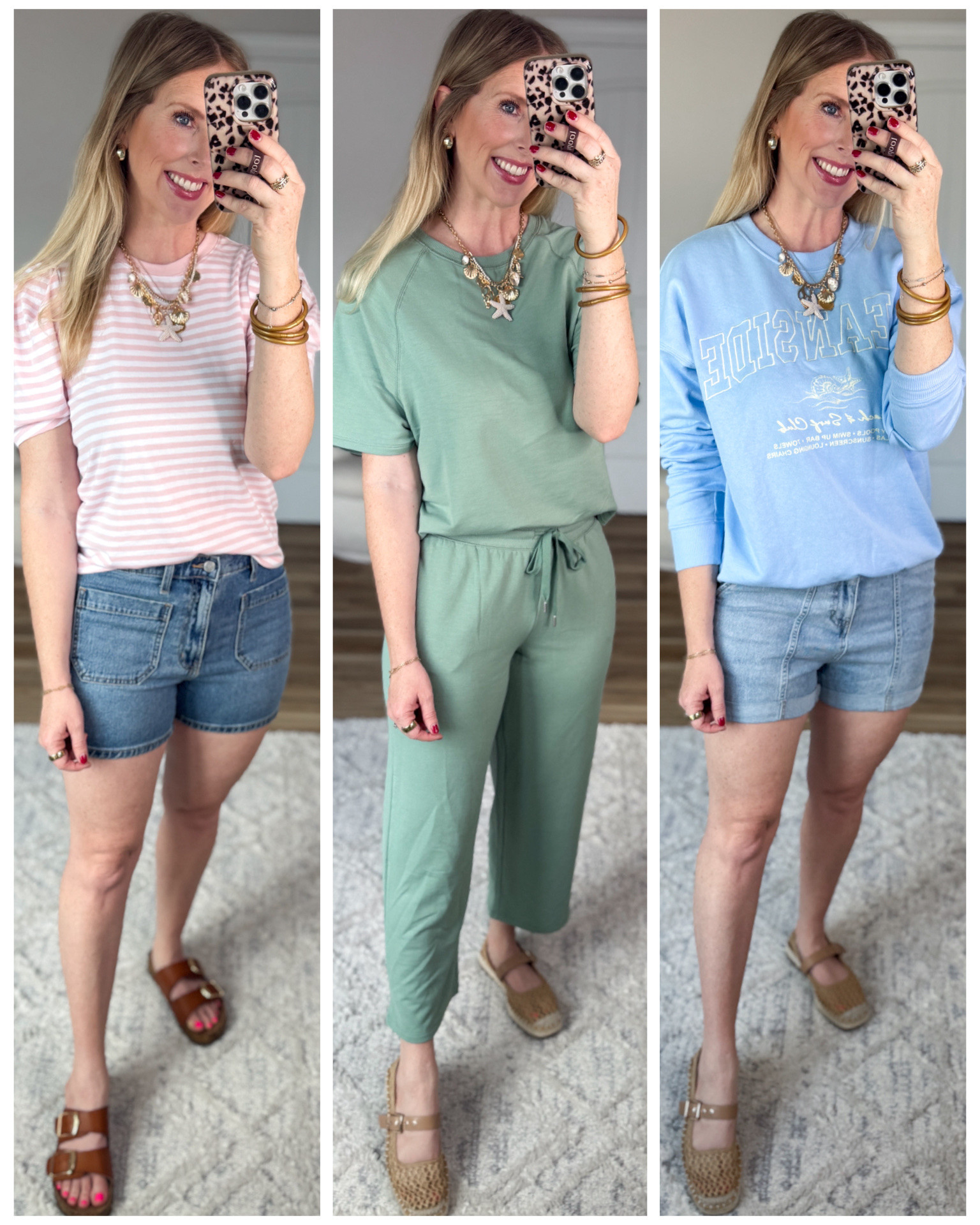 Daily try on, Walmart outfit, Walmart fashion, Walmart try on, time and tru jean shorts 

#LTKmomlife #LTKootd #LTKgrwm